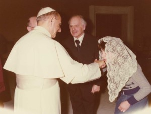 Die Privataudienz bei Papst Paul VI