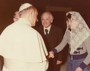 Die Privataudienz bei Papst Paul VI