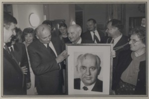 Michail Gorbatschow mit August Kunst