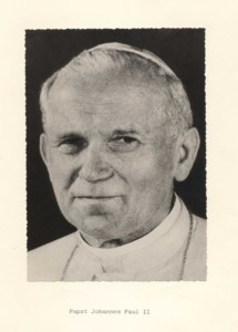 Porträt des Papstes Johannes Paul II