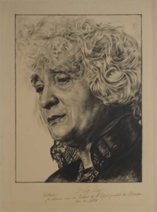 Die Pianistin Elly Ney widmete August Kunst ein Zitat von Beethoven