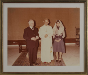 Privataudienz von August und Marion Kunst bei Papst Paul VI