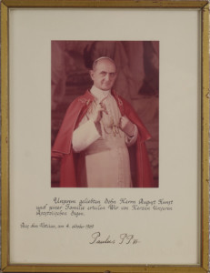 Segnung des Heiligen Vaters Papst Paul VI